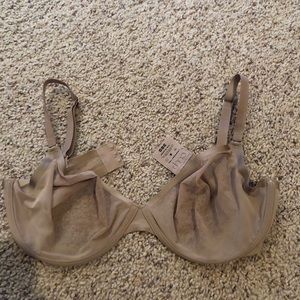 CUUP The Plunge Taupe 36G Unlined Bra
